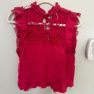 Red Butterfly Top